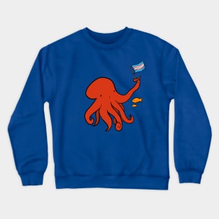 Trans Pride Octopus Crewneck Sweatshirt